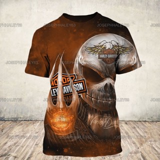 เสื้อกันหนาว มีฮู้ด ลาย Harley Davidson Jack Skull 3 มิติ สําหรับผู้ชาย และผู้หญิง262103K42