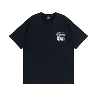 Stussy- เสื้อยืดแขนสั้น พิมพ์ลายตัวอักษร Kytfd แฟชั่นสําหรับผู้ชาย และผู้หญิง