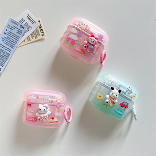 เคสหูฟังบลูทูธ ลาย Pochacco Kitty สําหรับ AirPods Pro2 Airpod Pro 1 2 3 AirPods Pro 2