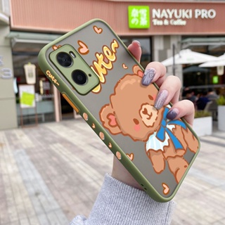 เคสโทรศัพท์มือถือ ซิลิโคนนิ่ม ใส บาง กันกระแทก ลายหมี แฟชั่น สําหรับ OPPO A76 A36 A78 5G A58 5G A58x 5G