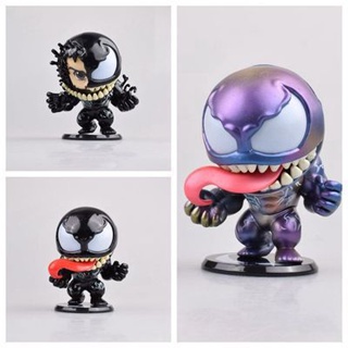 โมเดลฟิกเกอร์ Venom Q Version แฮนด์เมด สําหรับตกแต่งรถยนต์ สํานักงาน