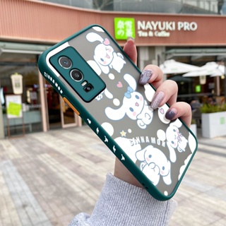 เคสโทรศัพท์มือถือแบบแข็ง ใส กันกระแทก ลายการ์ตูนสุนัข Laurel สําหรับ VIVO Y76 5G Y76s Y74s 5G