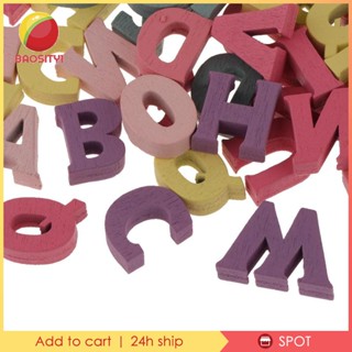 [Baosity1] ชุดตัวอักษรไม้ หลากสี สําหรับตกแต่งบ้าน
