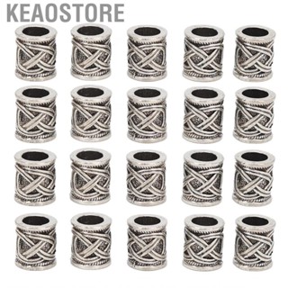 Keaostore Jewelry Beads Durable Vintage Hair Beard Alloy Multipurpose for Women Daily