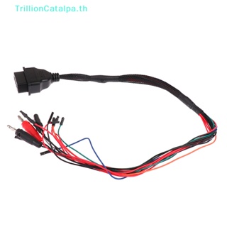 Trillioncatalpa อะแดปเตอร์วินิจฉัย OBD2 MPPS V18 OBD สายเคเบิล ECU Pinout TH