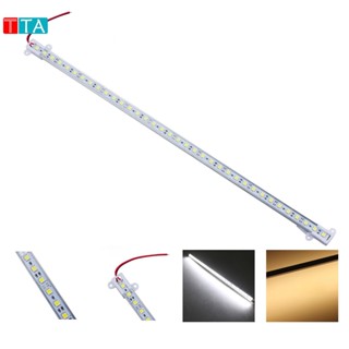 แถบไฟ LED 36 ดวง 5050 5630 SMD อะลูมิเนียม สีขาวอบอุ่น ขนาด 50 ซม.