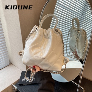 KIQUNE   กระเป๋าสะพาย ข้าง กระเป๋าผู้หญิงสะพายข้าง 2023 new  Trendy Unique สไตล์เกาหลี ทันสมัย L91TIYG 37Z230910