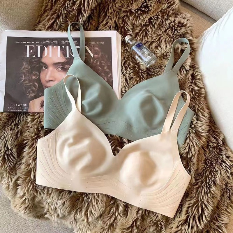 ✨w&c bras✨Large size m-xxl ชุดชั้นในกระต่าย, ชุดชั้นในที่มีช่องระบายอากาศติดชุดชั้นในda136