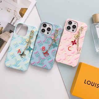 พร้อมส่ง ใหม่ เคสโทรศัพท์มือถือ ลายนูน รูป LV พร้อมเครื่องประดับ สําหรับ iphone14 promax 14 14pro 14plus 13 12 11 12 13PROMAX