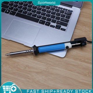 ❀sportworld【In Stock】 Handheld Electric Tin Suction Sucker Pen Soldering Desoldering Pump(EU Plug