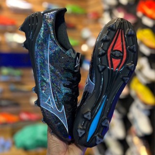 รองเท้า สตั๊ด ฟุตบอล มิซูโน่ อัลฟ่า Mizuno Alpha รุ่นท็อปเจแปน ฟรี ของแถม ถุงผ้า + ดันทรง + กล่อง