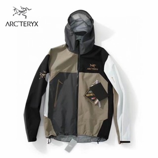 Archaeopteryx เสื้อแจ็กเก็ตกันลม ปักลาย GORE-TEX ของแท้ 100% กันน้ํา มีซิป สําหรับผู้ชาย และผู้หญิง