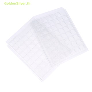 Goldensilver กล่องพลาสติก สีเงิน สําหรับเก็บลูกปัด เพชรเทียม ตกแต่งเล็บ TH