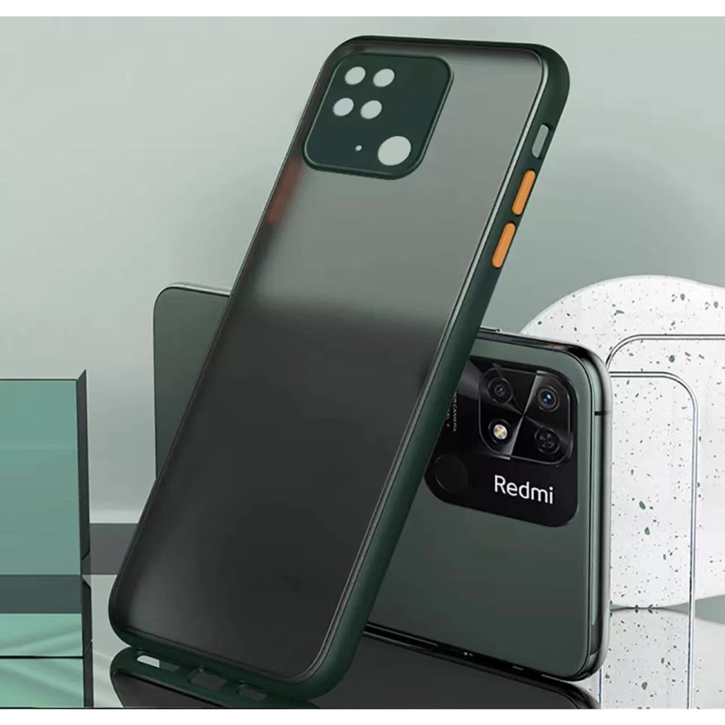 เคส Xiaomi Redmi 10C เคสเสี่ยวมี่ ขอบสีผิวด้าน เคสกันกระแทก เคสนิ่ม TPU Case