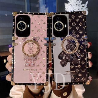 Yjd เคสโทรศัพท์มือถือ กันกระแทก ลายหมีน้อย ประดับเพชร สําหรับ Huawei Nova 11 Pro 11i Nova 11 Ultra