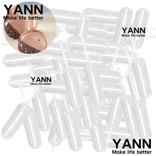 Yann1 ปิเปตพลาสติกใส ทรงสี่เหลี่ยมผืนผ้า ขนาดเล็ก 4 มล. 150 ชิ้น สําหรับคัพเค้ก ช็อคโกแลต