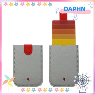 Daphs กระเป๋าสตางค์ ผ้าออกซ์ฟอร์ด ใบเล็ก น่ารัก ไล่โทนสี 5 สี ใส่บัตรเครดิตได้ สําหรับผู้ชาย และผู้หญิง