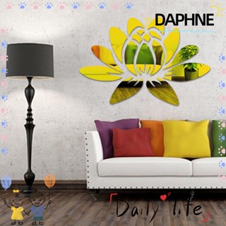 DAPHNE สติกเกอร์กระจกอะคริลิค DIY ลอกออกได้ สําหรับตกแต่งบ้าน ห้อง