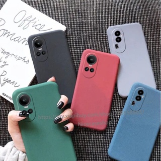 เคสโทรศัพท์มือถือแบบนิ่ม ผิวด้าน กันรอยนิ้วมือ สีพื้น สําหรับ OPPO Reno10 Pro+ Plus 5G Reno 10 Reno10Pro+ OPPO A78 NFC 4G 2023