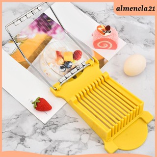 [Almencla] เครื่องหั่นไข่ ทําความสะอาดง่าย 10 ชิ้น ทนทาน สําหรับอาหาร แฮม หัวหอม ไข่