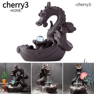 Cherry3 กระถางธูปเซรามิค งานฝีมือ ไม่ซ้ําใคร สําหรับทําสมาธิ