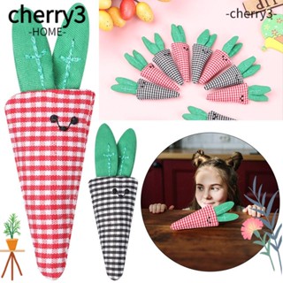 Cherry3 แครอทอีสเตอร์ ลายสก๊อต ของขวัญ สําหรับแขวนตกแต่งบ้าน สวน DIY