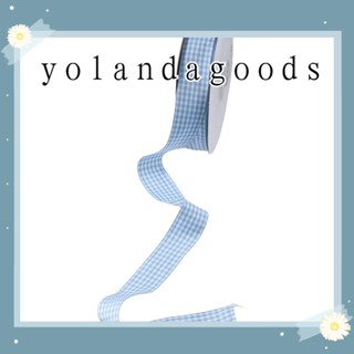 YOLA ริบบิ้นกระดาษทิชชู่ ลายตารางหมากรุก สําหรับตกแต่งบ้าน DIY