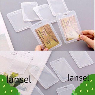 Lansel เคสพลาสติกใส สองด้าน กันขโมย สําหรับใส่นามบัตร