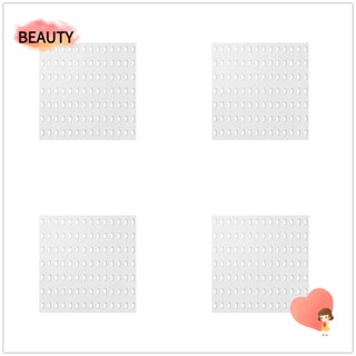 BEAUTY แผ่นบอร์ดเจาะรู ไม่ต้องเจาะรู สําหรับตกแต่งผนัง 4 ชิ้น