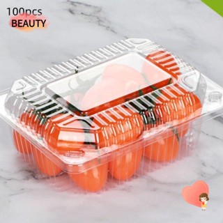 Beauty กล่องพลาสติกใส ขนาดใหญ่ 4.92 แบบใช้แล้วทิ้ง สําหรับใส่ขนมหวาน 100 ชิ้น	X 4.53x2.56 กล่องสี่เหลี่ยม สําหรับใส่แฮมเบอร์เกอร์ แซนวิช