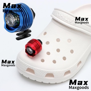 Maxg ไฟหน้า Croc ขนาดเล็ก สําหรับตกแต่งรองเท้า