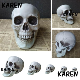 KAREN พร็อพหัวกะโหลก สําหรับตกแต่งปาร์ตี้ฮาโลวีน 1 ชิ้น