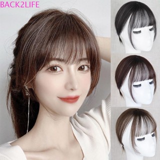 Back2life 3D แอร์หน้าม้า ผู้หญิง คลิปที่มองไม่เห็น ต่อผมสังเคราะห์ ไฟเบอร์ อุณหภูมิสูง หน้าม้าปลอม