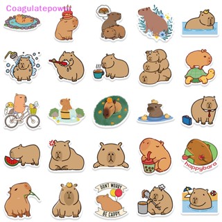 Coa สติกเกอร์ ลาย Capybara น่ารัก สําหรับติดตกแต่งสมุดภาพ โทรศัพท์ กีตาร์ เครื่องเขียน สมุดภาพ 50 ชิ้น