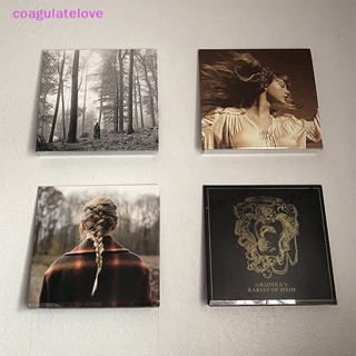 Coagulatelove ชั้นวางของอะคริลิคใส แบบติดผนัง สําหรับอัลบั้มไวนิล 6 ชิ้น [ขายดี]