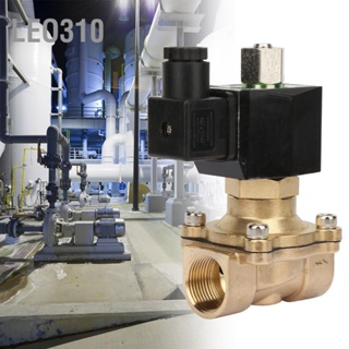 Leo310 Fluid Controller G3/4" Electric Solenoid Valve DN20 NO วาล์วแม่เหล็กไฟฟ้าทองเหลือง