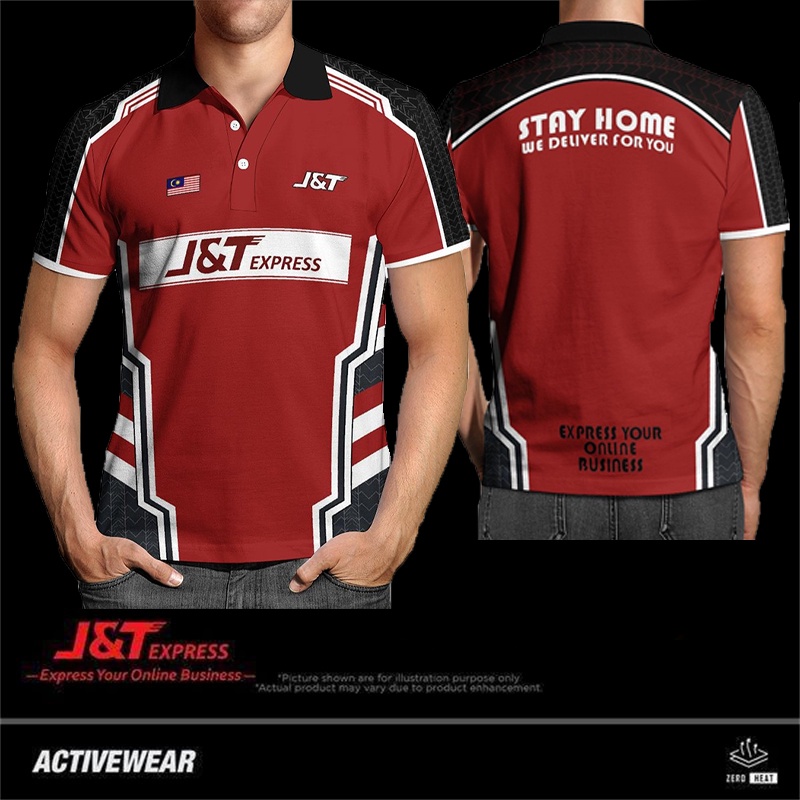 [พร้อมส่ง] เสื้อยืดโปโล แขนสั้น พิมพ์ลาย Frontliner J&T Express สําหรับผู้ชาย ขนาด 100 ซม.-160 ซม. XS-3XL