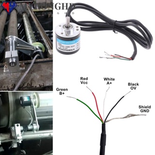 Myronghd ตัวเข้ารหัสโรตารี่ 600P R เพลา 6 มม. สําหรับ Arduino Photoelectric