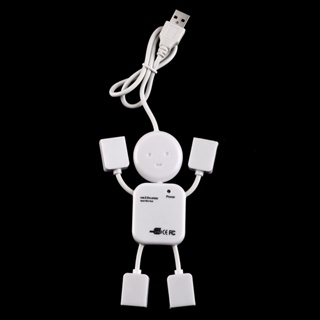 Humanoid 4 พอร์ต ฮับ ความเร็วสูง USB 2.0 แยก สายเคเบิล อะแดปเตอร์ สําหรับแล็ปท็อป พีซี