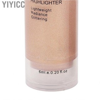 Yiyicc Glow  Highlighter  Champagne Gold 6ml / 0.2Fl Oz Skin Friendly Lightweight Shining Makeup Easy To Use for Women Face