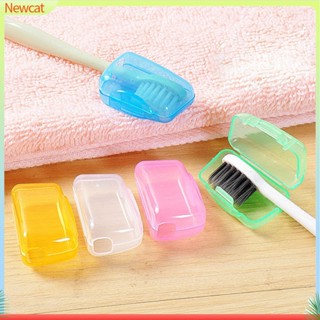 {Newcat} ฝาครอบหัวแปรงสีฟัน พลาสติก เป็นมิตรกับสิ่งแวดล้อม สําหรับบ้าน 5 ชิ้น