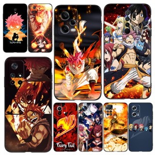 เคสโทรศัพท์มือถือ ซิลิโคนนุ่ม tpu ลายอะนิเมะ Fairy Tail สีดํา สําหรับ xiaomi redmi 6 6A 5 PLUS