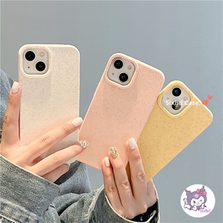 เคสโทรศัพท์มือถือ แบบนิ่ม สีแคนดี้ ย่อยสลายได้ เป็นมิตรกับสิ่งแวดล้อม สําหรับ iPhone 11 15 14 13 12 Pro Max SE2020 X Xr Xs Max 8 7 Plus