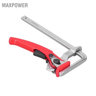 Maxpower Ratcheting Table Clamp อลูมิเนียมอัลลอยด์ Guide Rail Fixture เครื่องมือ สำหรับงานไม้