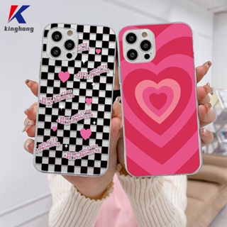 เคสโทรศัพท์มือถือ กันกระแทก ลายตารางหมากรุก สีชมพู สําหรับInfinix Hot 10 11 Play 10 10t 10s NFC 10i 9 Pro 10 Lite 11 Plus Hot 9 Play 11 11S NFC Smart 6 5 4 4C 5 Pro Tecno Spark 5 PRO A15 A16 A9 A5 A7 A5S Y12 Y20 Y15S Y21S A12