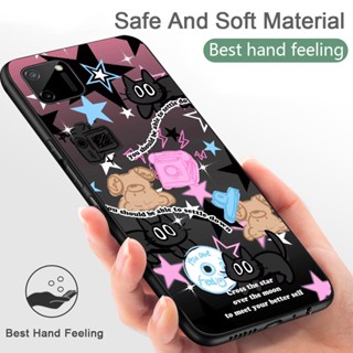 M154 เคสโทรศัพท์มือถือแบบนิ่ม กันกระแทก ลายแมวอินเทรนด์ สําหรับ OPPO Realme C11 C20 C3 C2