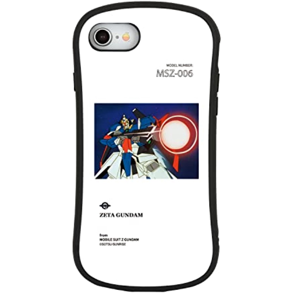 Gourmandies Mobile Suit Z Gundam iPhone SE (3rd Gen/2nd Gen) / 8 / 7 / 6s / 6 (4.7 inch) Compatible Hybrid Glass Case Z Gundam GD-134AJapan