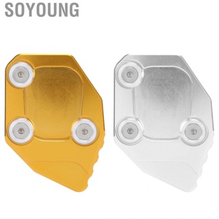 Soyoung Kickstand Support Pad  Motorcycle Side Stand Stylish Easy Installation for Modification