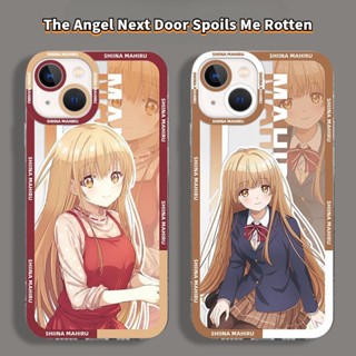 The Angel Next Door Spoils Me Rotten Phone Case Compatible for iPhone 7/8 Apple 14plus Shiina Mahiru Angel Eyes Transparent Case Dropproof Soft Case เคสโทรศัพท์มือถือแบบนิ่ม ใส