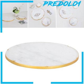 [Predolo1] ถาดโต๊ะเครื่องแป้ง ลายหินอ่อน หรูหรา สําหรับห้องนั่งเล่น